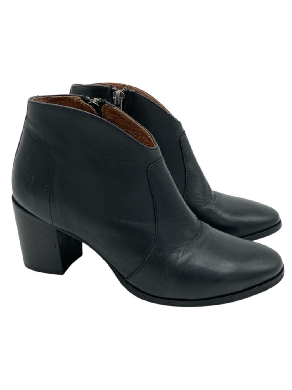 Frye Nora Leather Cowboy Ankle Boots